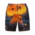 thumbnail image 4 of Lsque Mens Swim Trunks Glowing Mushroom In Forest Pattern - Bathing Suit Compression Liner - Beach Swim Shorts Swimwear - (S-3XL) - Stretch Quick Dry -XX-Large, 4 of 9