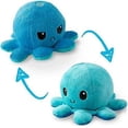 thumbnail image 3 of The Original Reversible Octopus Plushie - Pink + Aqua - Cute Sensory Fidget Stuffed Animals That Show Your Mood, 4 Inch, 3 of 5