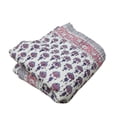 thumbnail image 6 of Silkgram Indian Hand Made Kantha Quilt Cotton Hand Block Printed Kantha Quilt Blanket Bedspread Kantha Quilt Soft fine Cotton Hand Made Kantha Quilt (King/Queen Size 90x108 Inch), 6 of 6