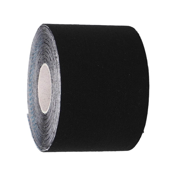 1 Roll Sports Muscle Tape Water Resistant Elastic Athletic Tape for Elbow Shoulder Knee Black