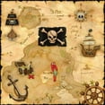 thumbnail image 2 of Borders Unlimited 70020 Pirates Treasure - Map Shower Curtain, 2 of 2