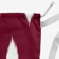 thumbnail image 3 of Simply Daisy Hol-I-Kat Holiday Ikat 18 x 29 in Maroon Laundry Bag, 3 of 3