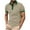 001* Khaki, variant on bnaln Polos Shirts for Men Adult Clearance Men's Casual Short Sleeve Polos Shirt Classic Button Summer Collared Golf Tops Lightweight Loose Sport Athletic Workout T-Shirts Streetwear