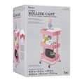 thumbnail image 3 of Darice Rose Gold 3-Tier Metal Rolling Cart, 13.9 x 16.8 x29.9, 3 of 3
