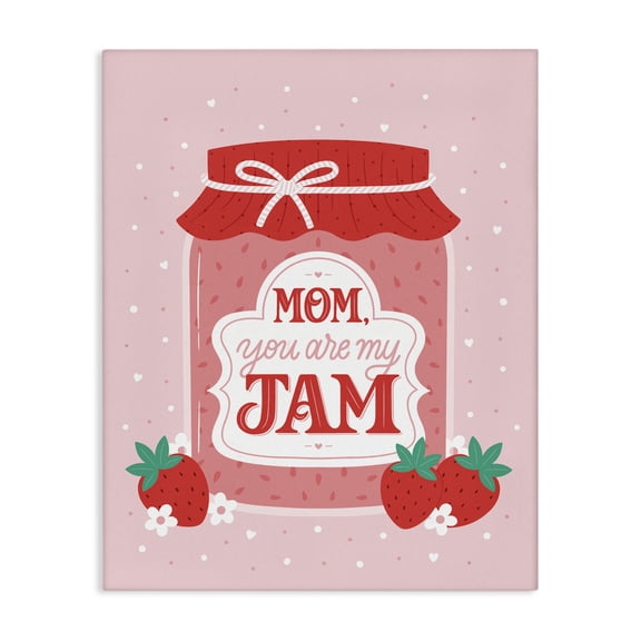 Stupell Industries Contemporary Mom You Are My Jam Phrase Canvas Art, 16 x 20, by Jalynn Heerdt