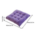 thumbnail image 4 of Premium Crystal Velvet Office Chair Cushion - 3cm Thickened Sponge Seat Pad with Non-Slip Straps & Silicone Grip, Breathable Machine Washable Cushion for Desk, Sofa, Camping, 4 of 5