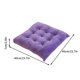 thumbnail image 3 of Cojín para silla de oficina con correas antideslizantes | Cojín de espuma de terciopelo de 40 x 40 cm | Funda extraíble y lavable para sofá, escritorio y coche | Cojín de color liso para casa y, 3 of 5