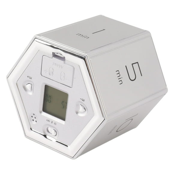 Pomodoro Timer, Mute & Adjustable Sound Alert Flip Timer 1, 5, 10, 25, 30, 60 Minutes Timer Kids Timer Workout Timer Digital Timer For Study Time Countdown Management