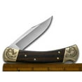 thumbnail image 3 of Buck 110 Folding Hunter Knife American Pride Ebony Wood 1/250 420HC Stainless  Cuchillo, 3 of 5