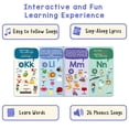 thumbnail image 4 of Libro de canciones fonéticas LEARNING BUGS, canciones con sonido de 26 letras para más de 2 años, 4 of 6