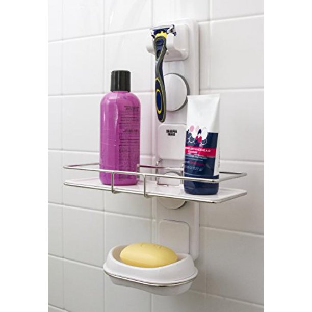 Sharper Image MultiPositional Shower Caddy Fits All Wall Spaces