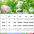 thumbnail image 3 of Girls Embroidered Tulle Dress Puff Sleeve Floral Ruffle Aline Dress Formal Birthday Party Dresses Blue, Size 7-8, 3 of 6