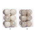 thumbnail image 3 of Injueey Lentejuelas brillantes y adornos para árboles de Navidad de colores brillantes para un ambiente festivo Árbol de Navidad Kits de decoración para fiestas Blanco, 3 of 6