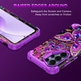 thumbnail image 5 of Avocase for Samsung Galaxy S26 Ultra Case,Glow in The Dark,Shockproof Protection Hard PC Soft Flexible TPU Bumper Drop Protective Protective Phone Case for Galaxy S26 Ultra,Purple Blue Butterfly, 5 of 7