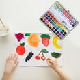 thumbnail image 5 of Watercolor Paint Set 72 Colors with Metallic Shades for Artists Beginners Experts Portable Art Supplies Indoor Outdoor Painting, 5 of 6