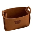 thumbnail image 1 of ZJchao Cestas Para La Colada, Cesta De Almacenamiento De Fieltro Con Asas, Plegable, Para La Colada, Aperitivos, Ropa Sucia, Bolsa De Almacenamiento, Cesta Plegable Para La, 1 of 8