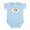 Sky Blue, variant on CafePress - Bass Clef Infant Bodysuit - Baby Light Bodysuit, Size Newborn - 24 Months