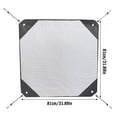 thumbnail image 2 of 81cm Black PVC Air Conditioner Outdoor Unit Protective Cover in Mesh Design for All Seasons Against Debris, 2 of 8