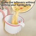 thumbnail image 4 of Kitchen Sink Drain Basket Strainer - Stainless Steel Food Leftover Filter Hanging Rack, 4 of 6