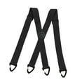 thumbnail image 3 of Tirantes elásticos y resistentes para hombre, accesorios de disfraces, ajustables y cómodos de 3,8 cm (1,5 pulgadas). Negro 4 ganchos, 3 of 8