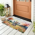thumbnail image 3 of Welcome Spring Fairy Yorkshire Terrier in Flower Meadow Doormat Yorkie Dog Lover Gifts Indoor Outdoor Welcome Mat - 13002, 3 of 5