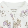 thumbnail image 6 of Huggies Baby Girls Butterfly Printed Organic Cotton Sleep and Play, Sizes NB-9M, 6 of 8