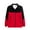 Red, variant on Plus Size Rain Jackets for Women Color Block Stand Collar Windbreaker Oversized Waterproof Zip Up Casual Raincoat with Pockets
