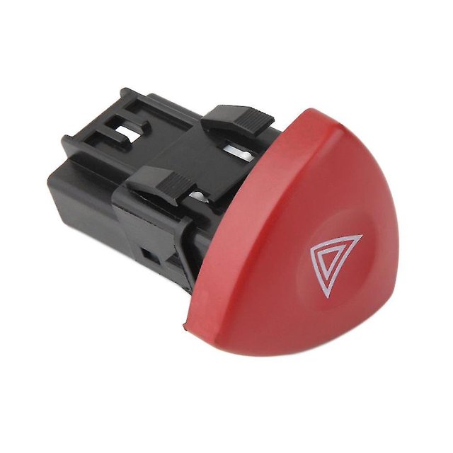 Emergency Hazard Flasher Warning Light Switch Button For Renault Laguna Opel Vivaro Movano1pcs-black