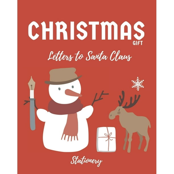 christmas gift letters to santa claus stationery 20 nordic style illustrated letter paper to write wishes to santa or to send greetings for christmas to family hygge style cartas a papa noel
