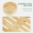 thumbnail image 5 of KAKOWELY 1 Set Kitchen Bamboo Food Steamer Premium Food Steamer Durable Food Steamer,5.71"X5.71"X3.74", 5 of 5
