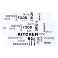 thumbnail image 2 of Decoración de cocina, 2 uds., letras en inglés, letras de pared, pegatinas de pared, calcomanías de pared adaptadas para la perfección, 2 of 11