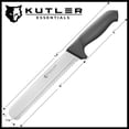 thumbnail image 6 of KUTLER Professional 8-inch Stainless Steel Bread Knife and Cake Slicer with Serrated Blade, 6 of 7