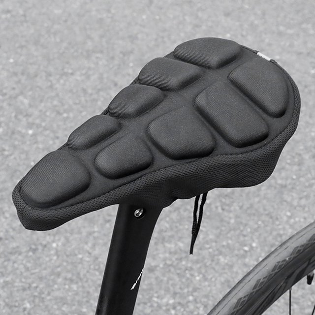 LJNYFDC Memory Foam Bike Seat Cover Bicycle Saddle Cover Breathable Rebound Bike Seat Cushion Waterproof Thickened Universal Fit for Comfortable Cycling