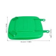 thumbnail image 5 of OULII 1Set Green Garbage Can Lid with Clip and Pin for Outdoor Home Trash Bins, 5 of 6