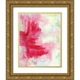 thumbnail image 1 of Ogren, Sarah 15x18 Gold Ornate Wood Framed with Double Matting Museum Art Print Titled - Watermelon Seeds Abstract, 1 of 4