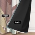 thumbnail image 3 of Tchckioa Modern Leaf Blackout Curtains,Privacy Protection Grommet Window Drapes for Bedroom,42x63 Inch,2 Panels, 3 of 8