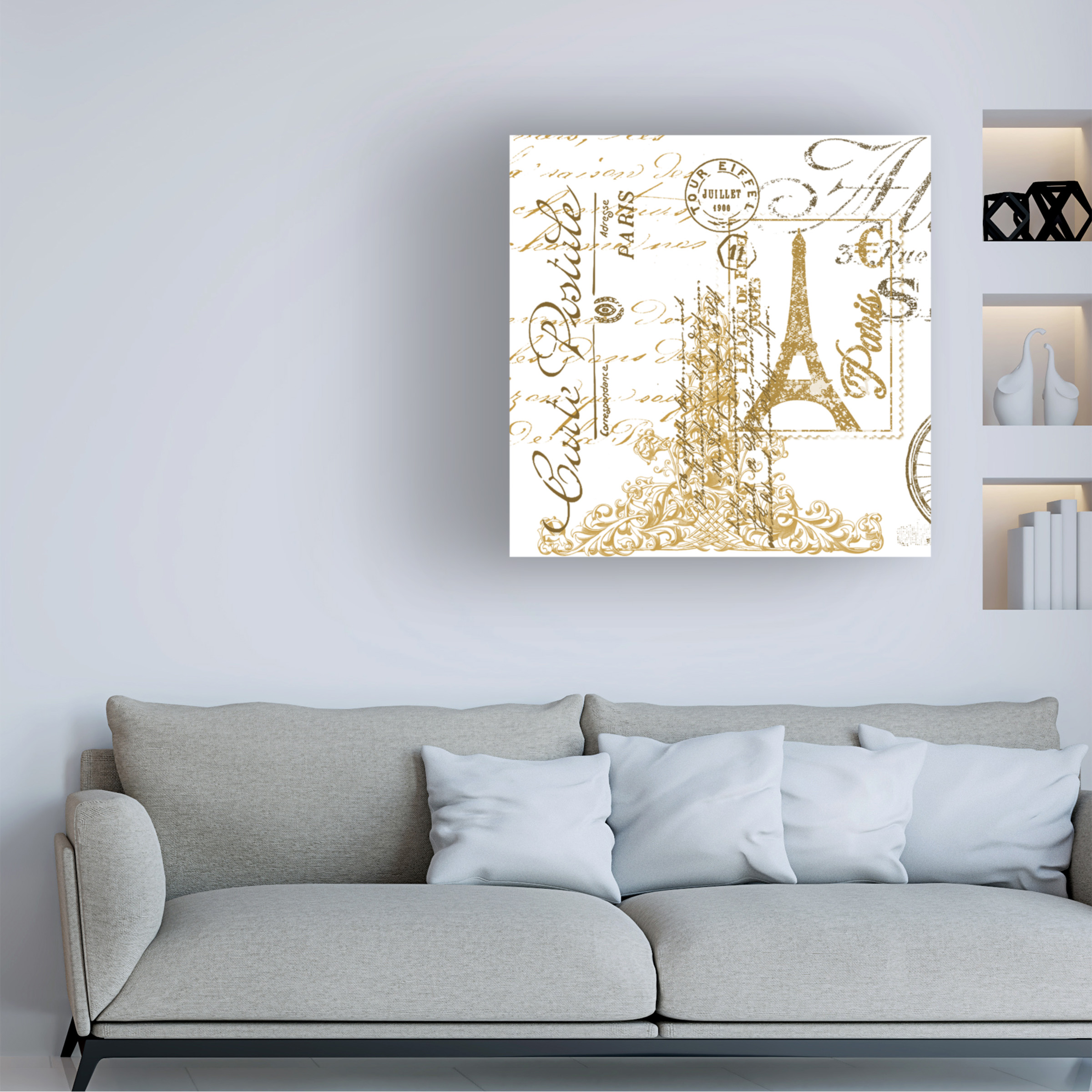 Trademark Fine Art 'Paris 2' Canvas Art by Jean Plout