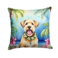 thumbnail image 2 of Wheaten Terrier Luau Throw Pillow 14 in x 14 in, 2 of 2
