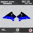 thumbnail image 2 of Kalair GFX Graphics Kit for Suzuki DRZ125 (2001-2007) Night-city Series, 2 of 5
