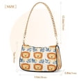 thumbnail image 3 of One Shoulder Chain Handbag 7.1x11x2.8in Women's Hobo Handbags Tote Handbags Shoulder Handbags Card Bag Cash Bag Key Bag Golden Lion Seamless, 3 of 7