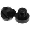 thumbnail image 6 of 2pcs Universal M10x1.25 Motorcycle Right Side Mirror Hole Plugs Rearview Mirrors Caps Screws Black, 6 of 6