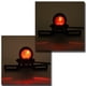 thumbnail image 5 of Luces Traseras de Motocicleta Sunnimix Soporte de Placa Negro Lente Roja Luz de Freno, 5 of 8