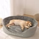 thumbnail image 4 of Cama para perros, colchoneta para dormir, funda extraíble, almohadillas para colchones de cueva de anidación, cojín, sofá suave y lavable, caseta para Gris Salvador Cama nido, 4 of 10