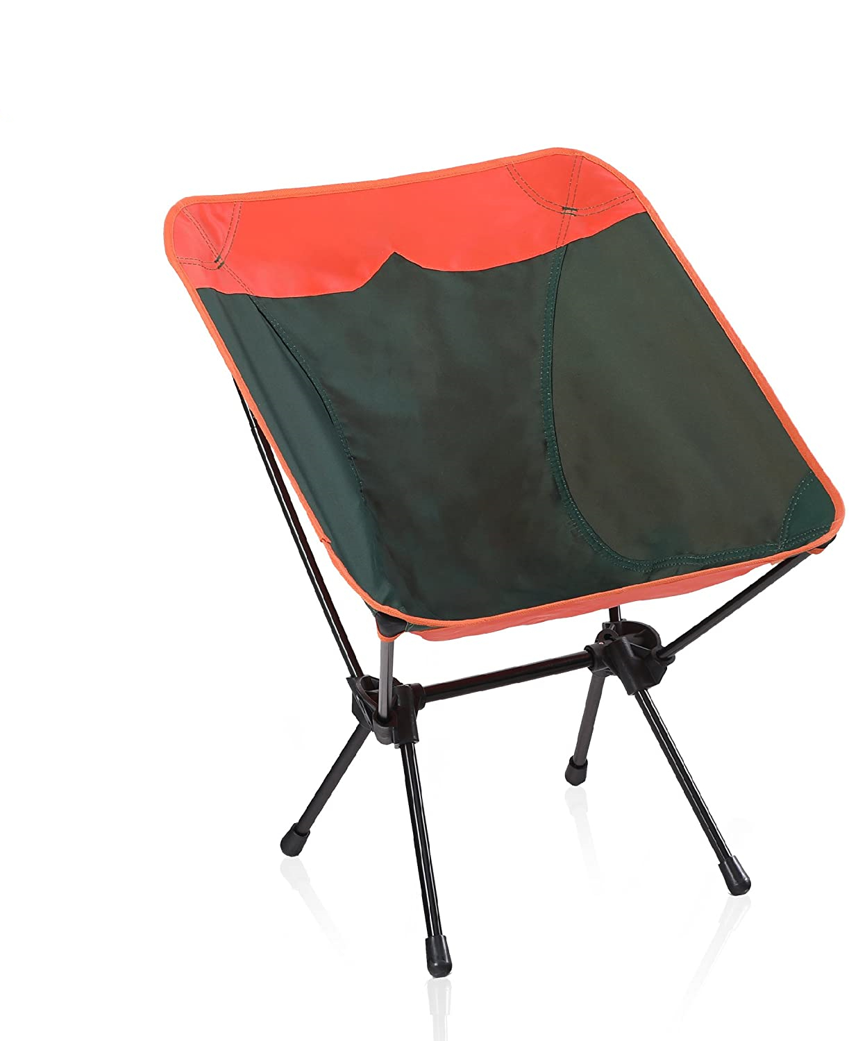 MF Studio Camping Chair Portable Ultralight Compact Folding Camping Backpack Chairs with Carry Bag Heavy Duty 225lb Capacity Compact Lightweight Folding Chair for The Outdoors, Camping, Hiking,Orange - image 2 of 6