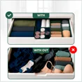 thumbnail image 3 of Clothes Drawer Organizer Set 6 Pack Foldable Storage Boxes for Dresser Closet Nursery – Fabric Underwear Sock Divider Bins for Baby Clothes Wardrobe, 3 of 8