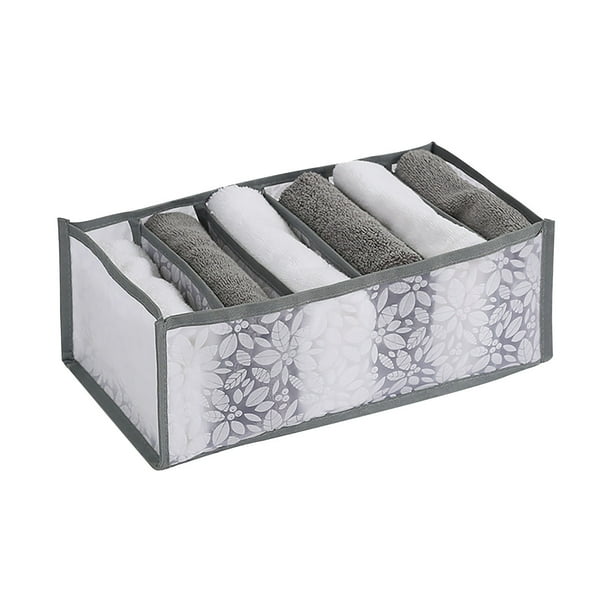 Xihbxyly Caja de Almacenamiento Plegable, Organizador de Ropa Interior de Malla, Múltiples Compartimentos, Diseño Compacto y Duradero, Organizador de Cajones para Armario, Solución para Ahorrar Espac