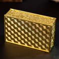 thumbnail image 4 of Vintage Style Jewelry Storage ContainerRetro Trinkets Organizer Case - Golden, as described, 4 of 8