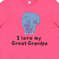 thumbnail image 4 of Inktastic I Love my Great Grandpa Elephant Youth T-Shirt, 4 of 5