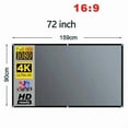 thumbnail image 2 of Projector Screen 16:9 Metal Anti Light Curtain Reflective Fabric Cloth ,Wrinkle-Free, 2 of 7
