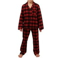 thumbnail image 2 of YUSHOW Boys & Girls Long Sleeve Ultrasoft Holiday Flannel Pajama Set, 2 Piece, Size 7-13Y, 2 of 7